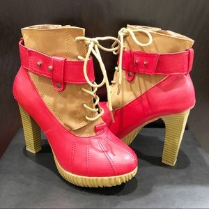 Baby Phat Tiara Heeled Duck Boots Size 6